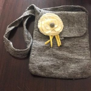 Crossbody Wool Purse